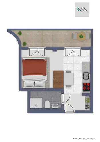 1 Zimmer Wohnung mit 30 m² in Bonn – Bild 12
