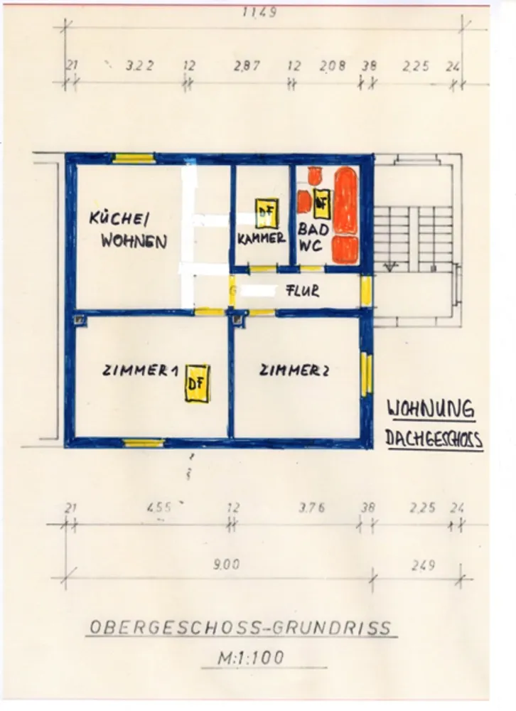 2 Zimmer Wohnung mit 50 m² in Aschaffenburg – Bild 2