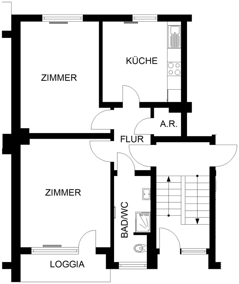 2 Zimmer Wohnung mit 60 m² in Hagen – Bild 5
