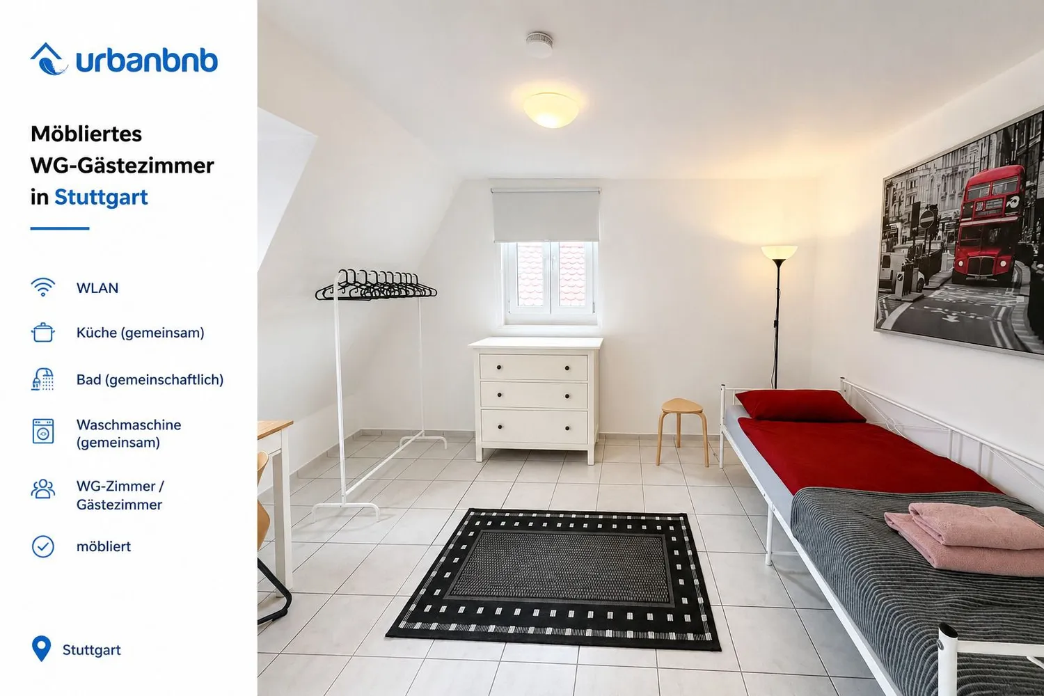WG-Zimmer mit 14 m² in Stuttgart – Bild 1
