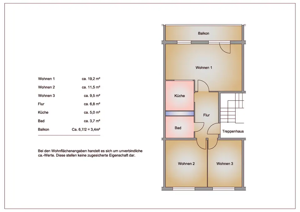 3 Zimmer Wohnung mit 57 m² in Frankfurt (Oder) – Bild 5