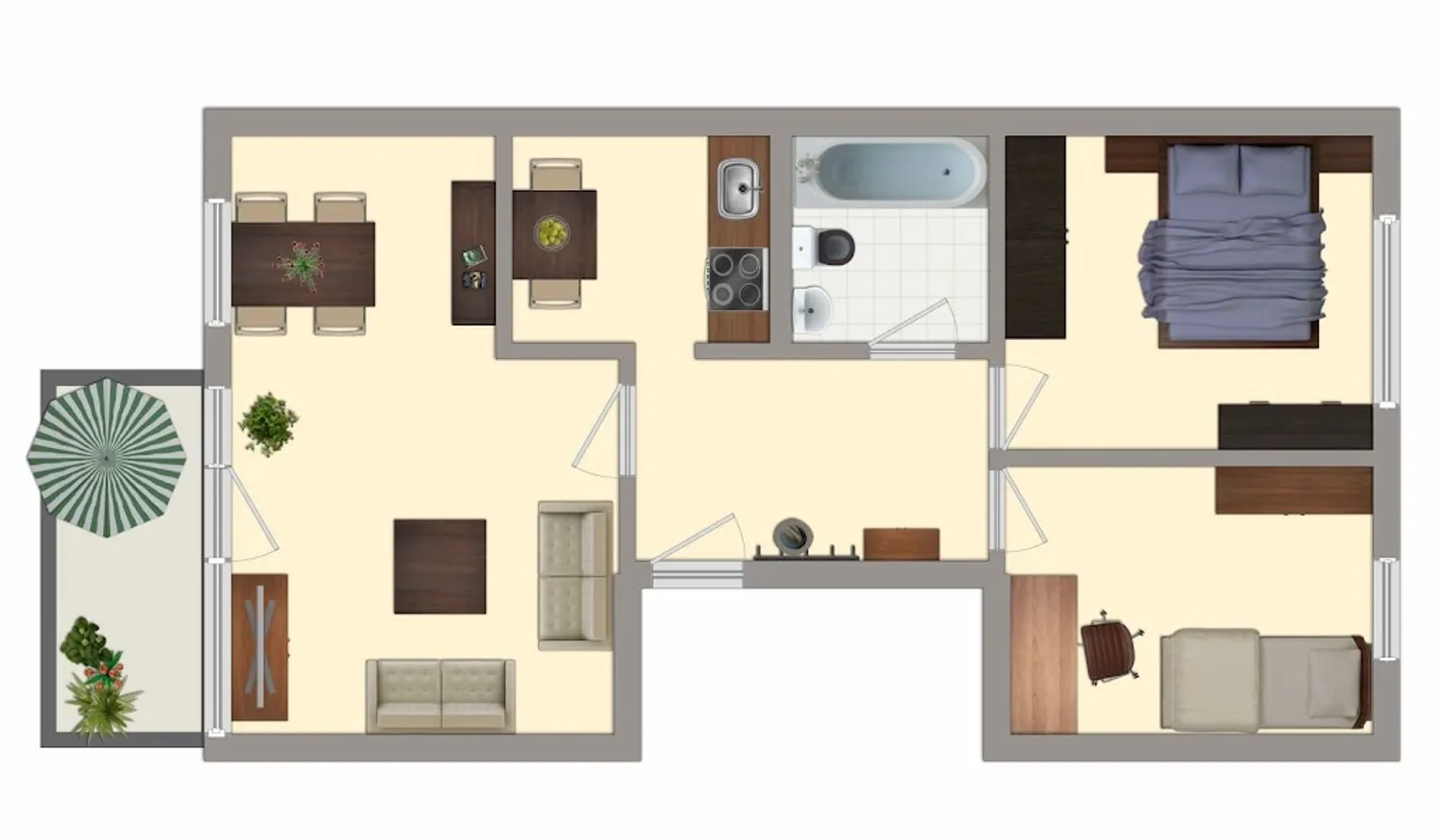 3 Zimmer Wohnung mit 56 m² in Dessau-Roßlau – Bild 9