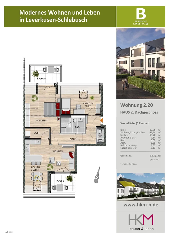3 Zimmer Wohnung mit 84 m² in Leverkusen – Bild 12