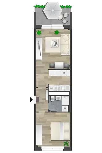 2 Zimmer Wohnung mit 42 m² in Chemnitz – Bild 5
