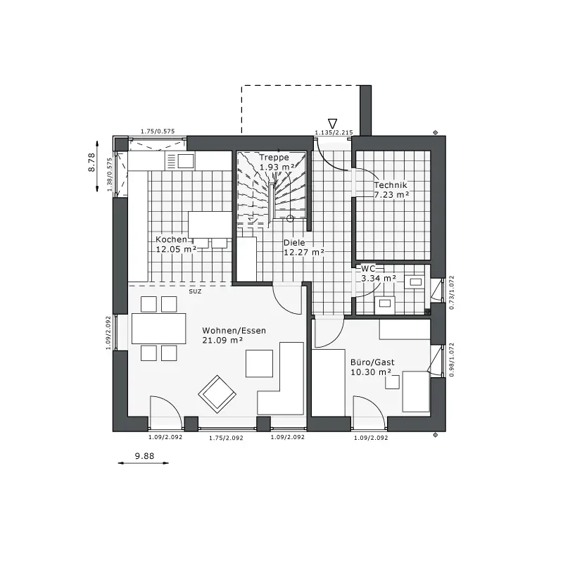 5 Zimmer Haus mit 136 m² in Wuppertal – Bild 3