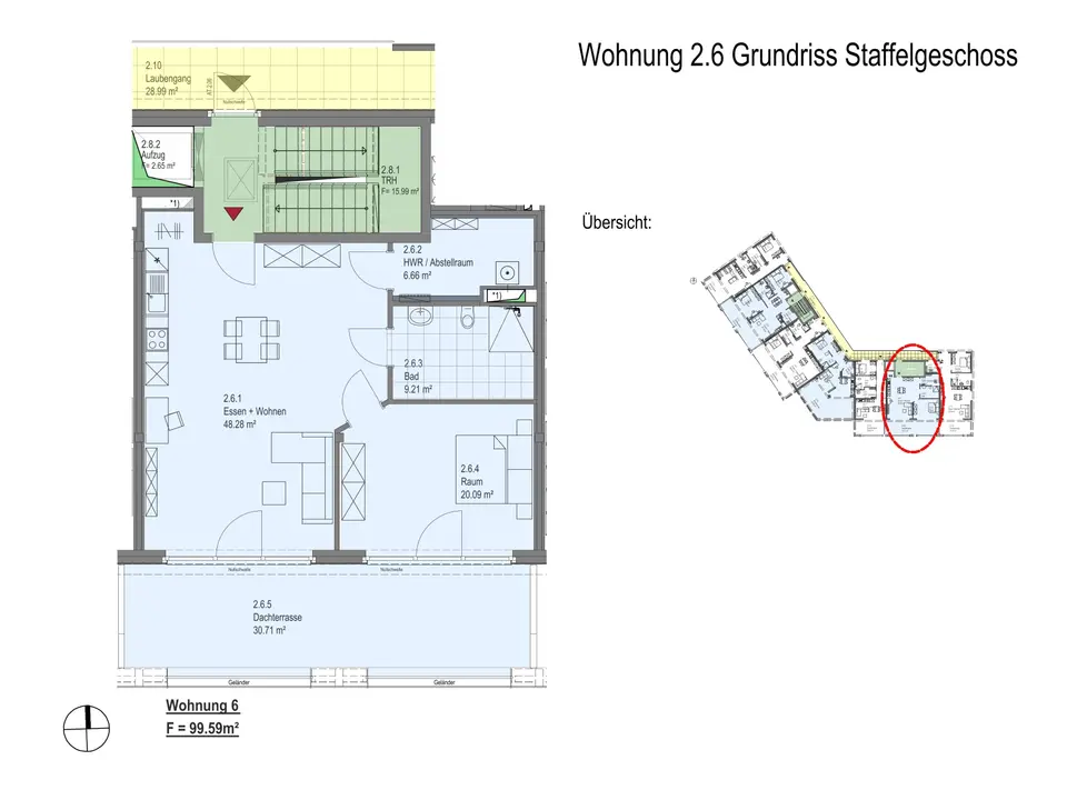 2 Zimmer Wohnung mit 100 m² in Flensburg – Bild 6