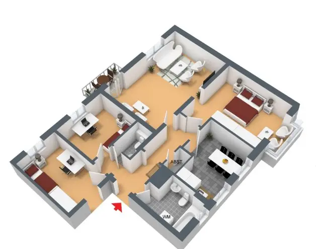 3 Zimmer Wohnung mit 83 m² in Wuppertal – Bild 2