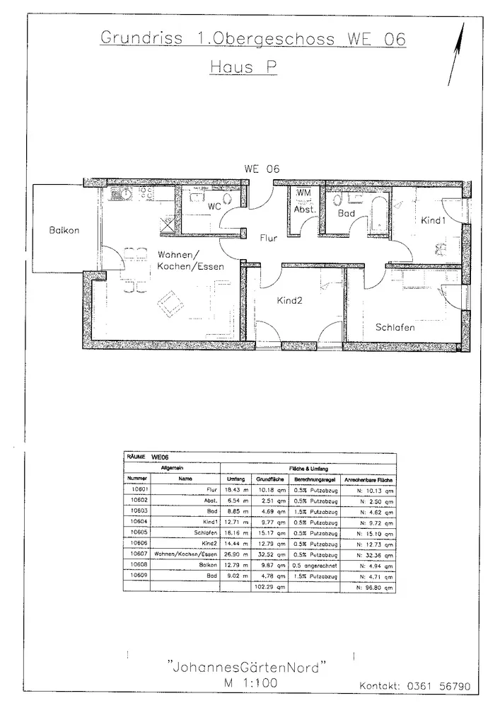 4 Zimmer Wohnung mit 97 m² in Erfurt – Bild 12