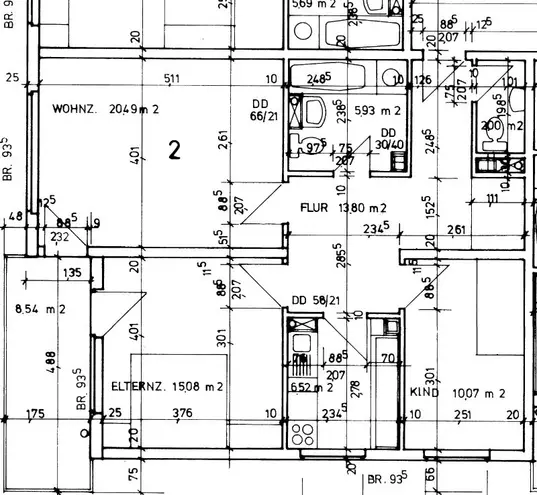 3 Zimmer Wohnung mit 75 m² in Mainz – Bild 2