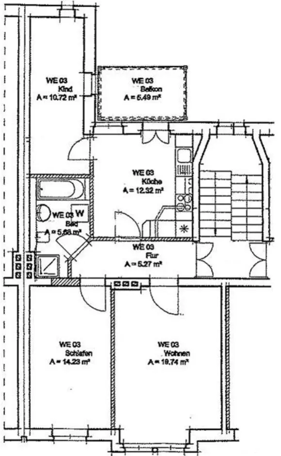 3 Zimmer Wohnung mit 71 m² in Stendal – Bild 10