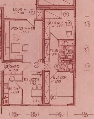 3 Zimmer Wohnung mit 87 m² in Bielefeld – Bild 2