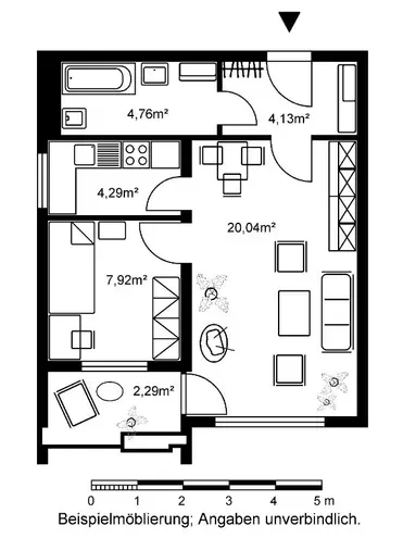 2 Zimmer Wohnung mit 43 m² in Wiesbaden – Bild 5