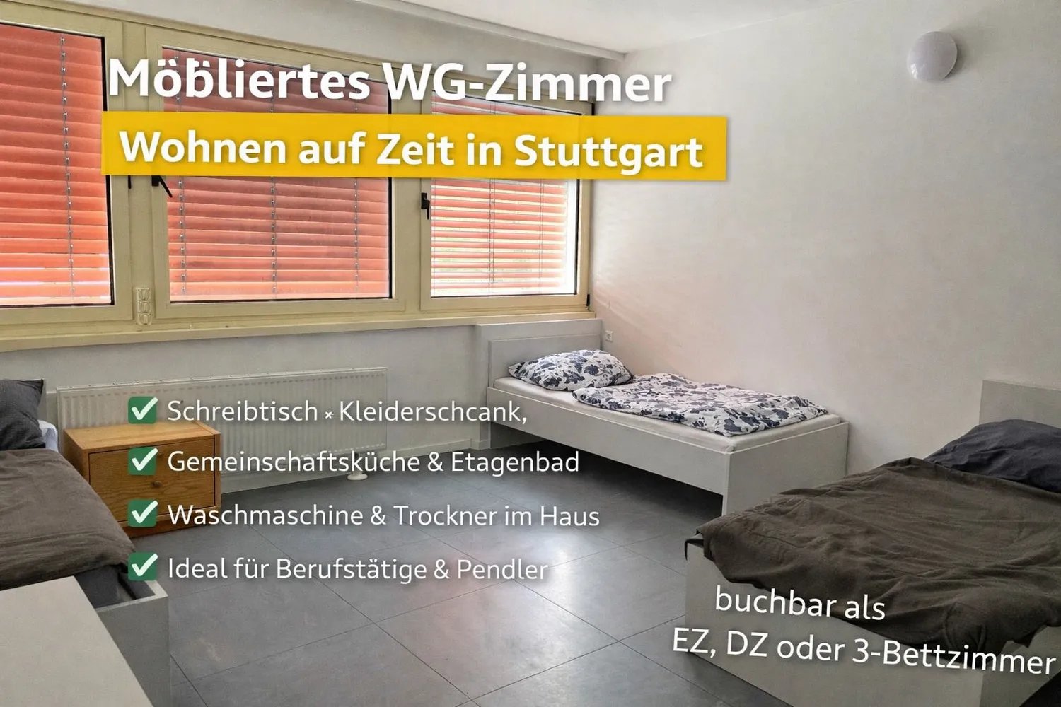 WG-Zimmer mit 26 m² in Stuttgart – Bild 1