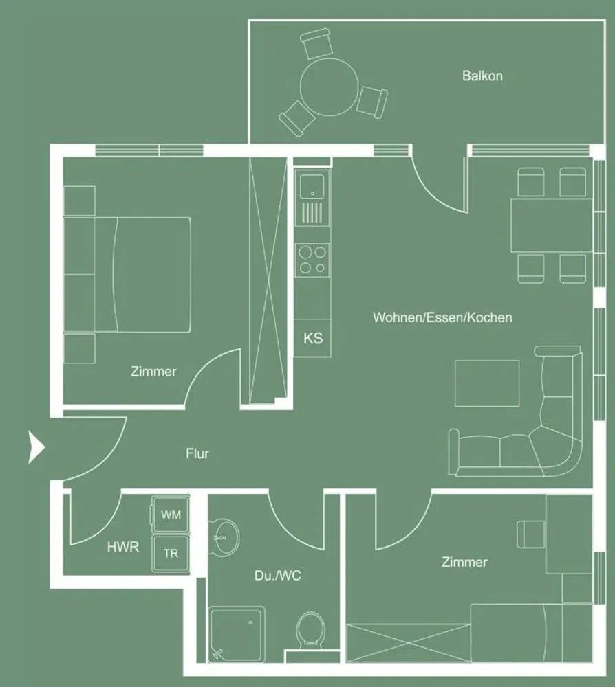 3 Zimmer Wohnung mit 68 m² in Saarbrücken – Bild 5