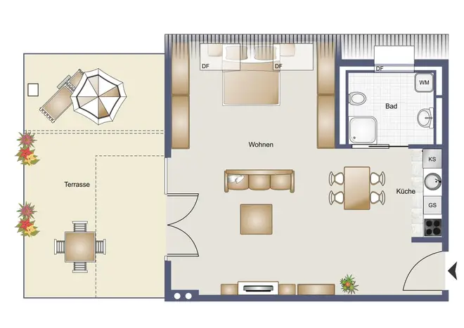 1 Zimmer Wohnung mit 52 m² in Stuttgart – Bild 11