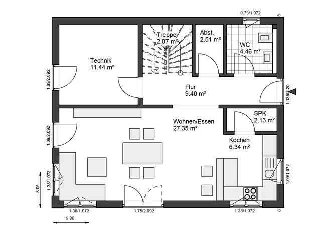 3 Zimmer Haus mit 120 m² in Gütersloh – Bild 2