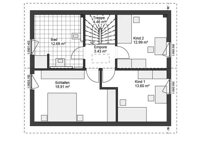 3 Zimmer Haus mit 120 m² in Gütersloh – Bild 3
