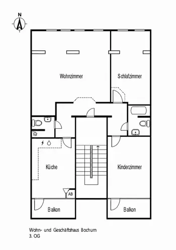 4 Zimmer Wohnung mit 92 m² in Bochum – Bild 9