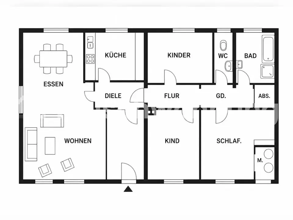 3 Zimmer Wohnung mit 48 m² in Hagen – Bild 3