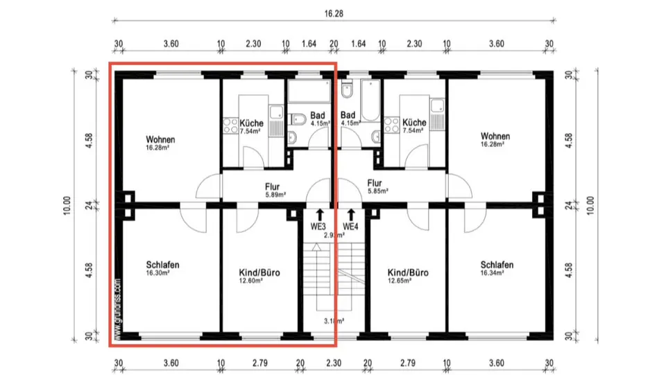 3 Zimmer Wohnung mit 63 m² in Herne – Bild 5