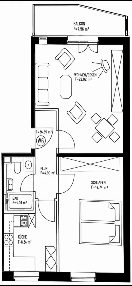 2 Zimmer Wohnung mit 59 m² in Zwickau – Bild 11