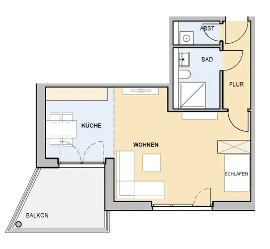 1 Zimmer Wohnung mit 56 m² in Braunschweig – Bild 3