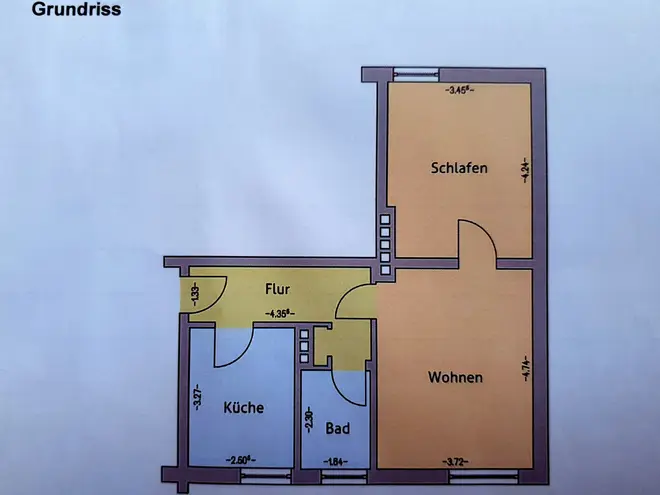 2 Zimmer Wohnung mit 51 m² in Rostock – Bild 2