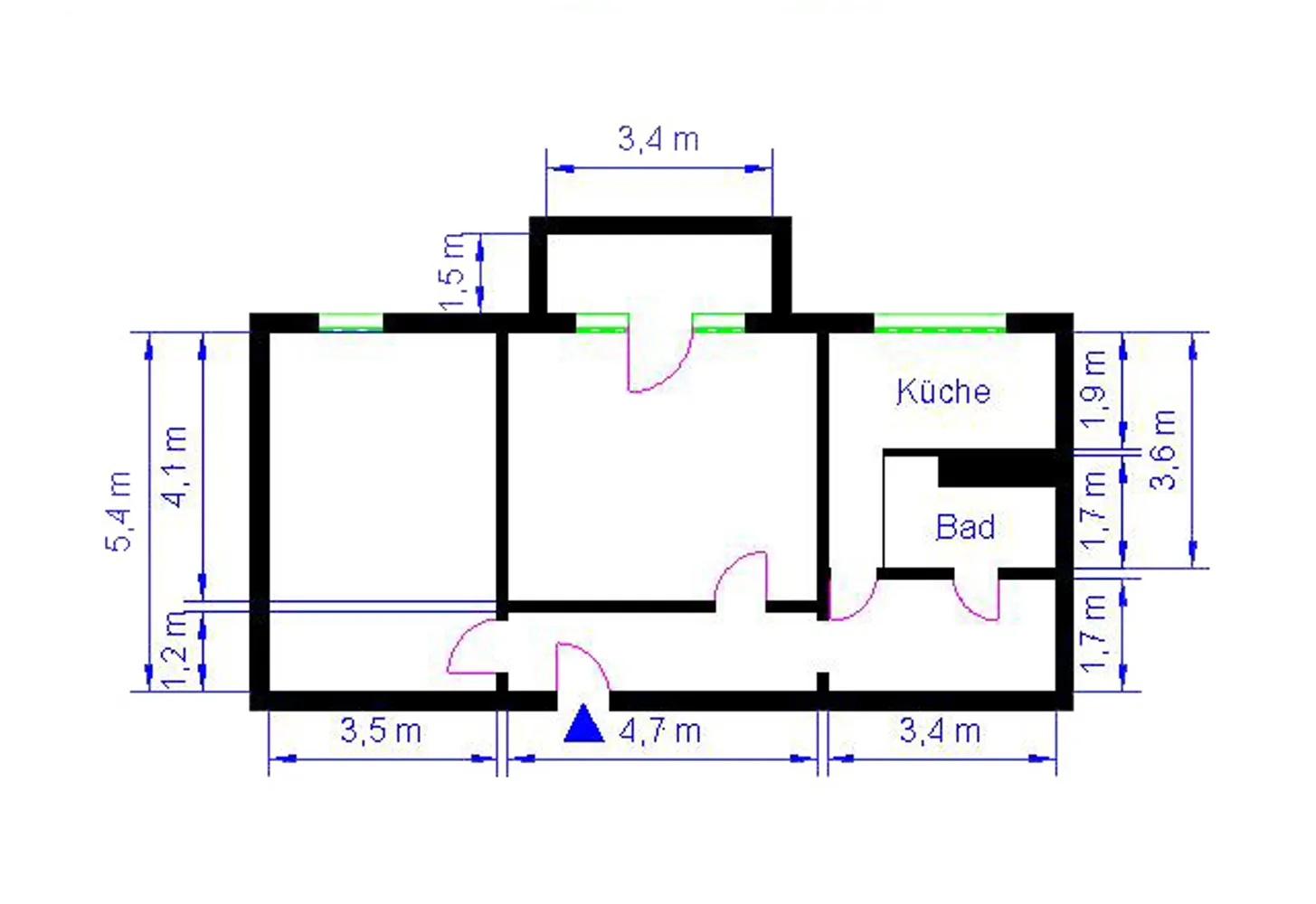 2 Zimmer Wohnung mit 64 m² in Magdeburg – Bild 3