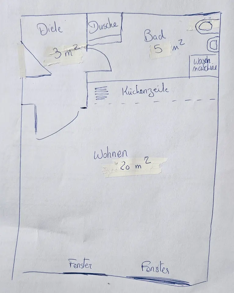 Studio mit 28 m² in Rüsselsheim am Main – Bild 3
