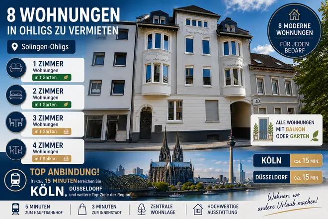 4 Zimmer Wohnung mit 120 m² in Solingen – Bild 1