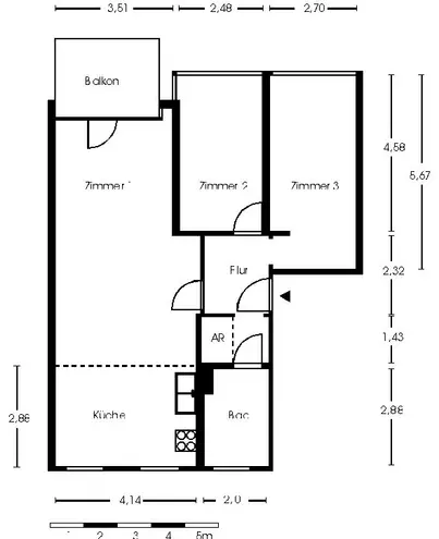 3 Zimmer Wohnung mit 79 m² in Berlin – Bild 9