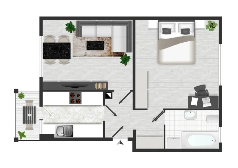 2 Zimmer Wohnung mit 57 m² in Dresden – Bild 6