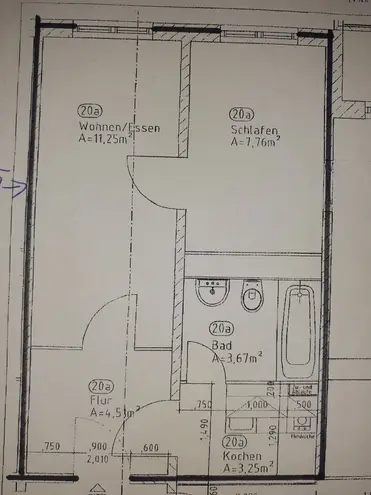 2 Zimmer Wohnung mit 30 m² in Rostock – Bild 1