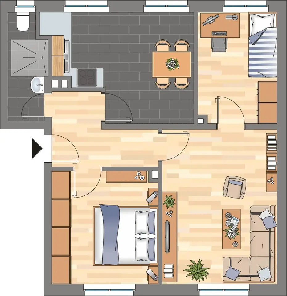 3 Zimmer Wohnung mit 63 m² in Wilhelmshaven – Bild 8