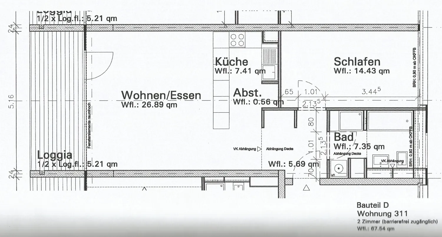 2 Zimmer Wohnung mit 67 m² in Darmstadt – Bild 11