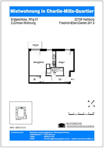 2 Zimmer Wohnung mit 53 m² in Hamburg – Bild 9