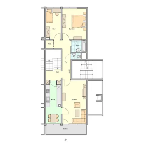 3 Zimmer Wohnung mit 85 m² in Stuttgart – Bild 8