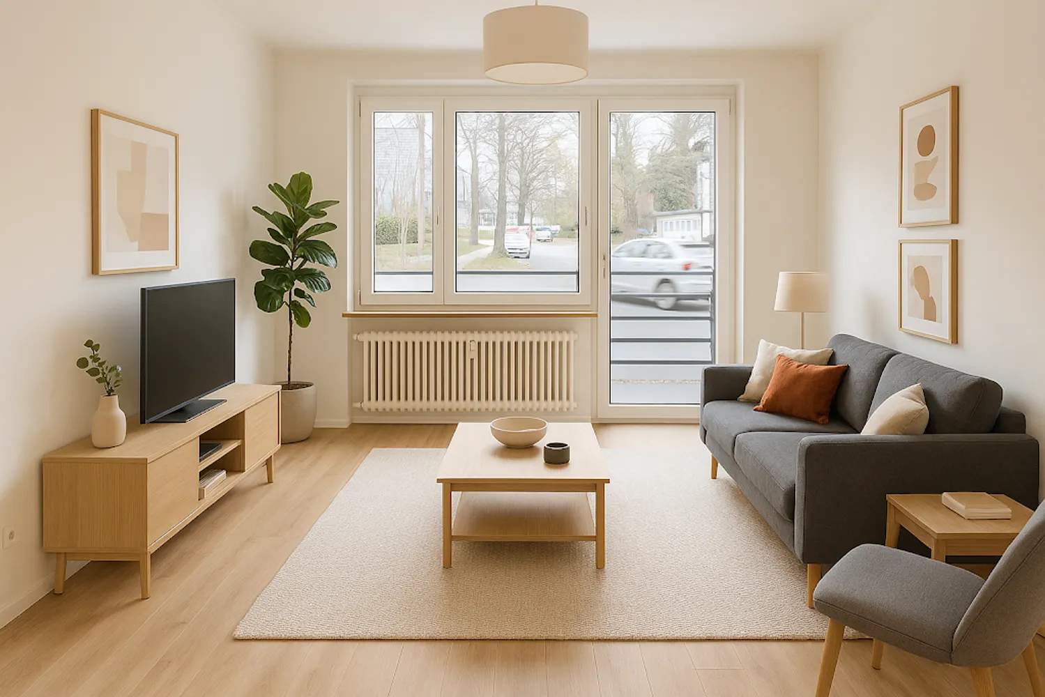 2 Zimmer Wohnung mit 66 m² in Duisburg – Bild 1