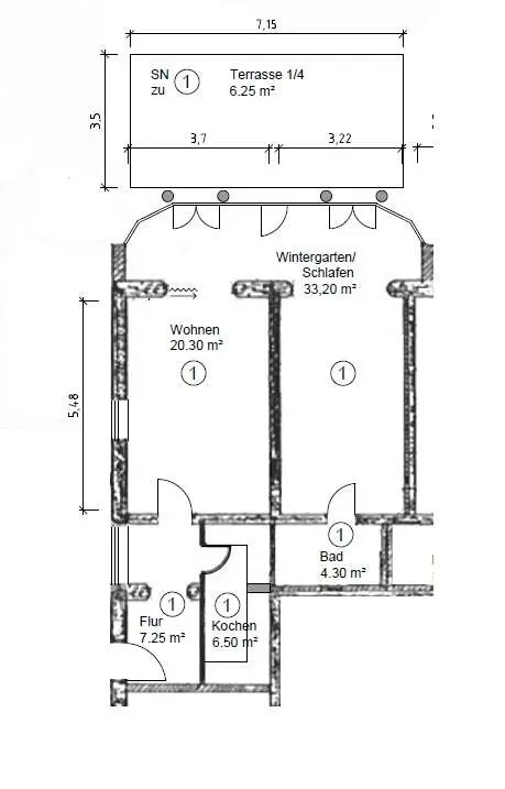 2 Zimmer Wohnung mit 78 m² in Cham – Bild 10