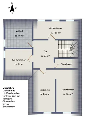 6 Zimmer Haus mit 146 m² in Hamburg – Bild 2