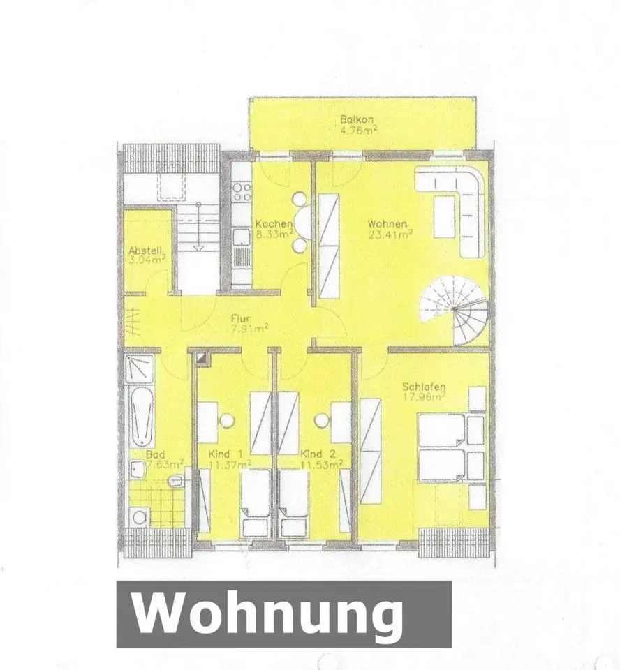 4 Zimmer Wohnung mit 100 m² in Zwickau – Bild 3