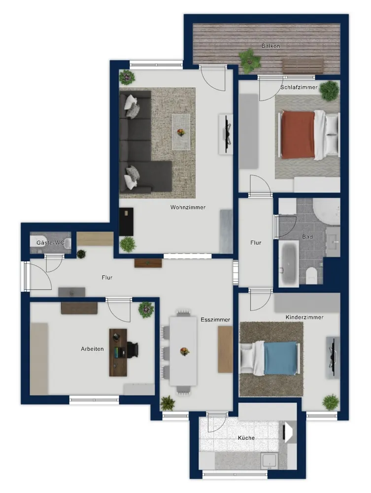4 Zimmer Wohnung mit 105 m² in Ulm – Bild 9