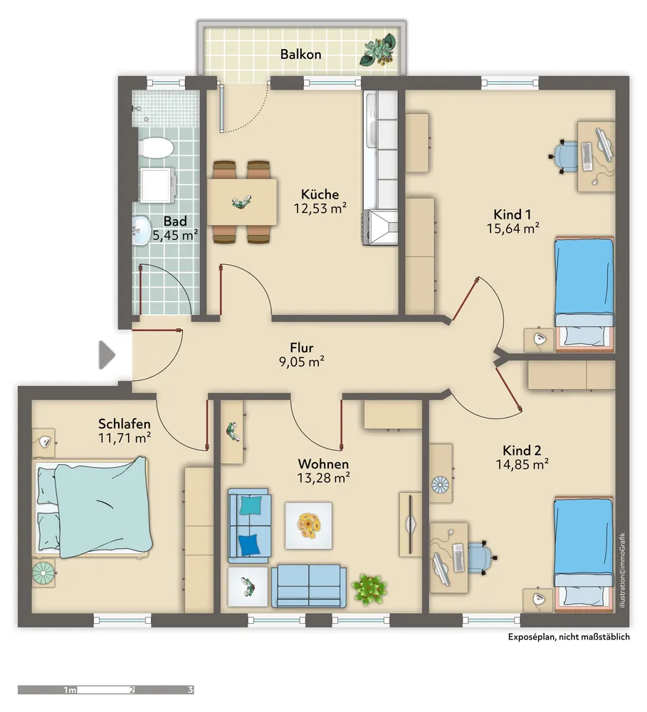 4 Zimmer Wohnung mit 84 m² in Bremerhaven – Bild 10