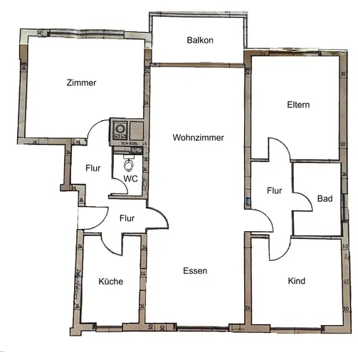 5 Zimmer Wohnung mit 116 m² in Freiburg im Breisgau – Bild 12