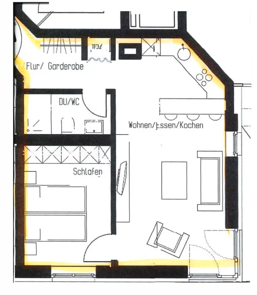 Studio mit 36 m² in Leipzig – Bild 5