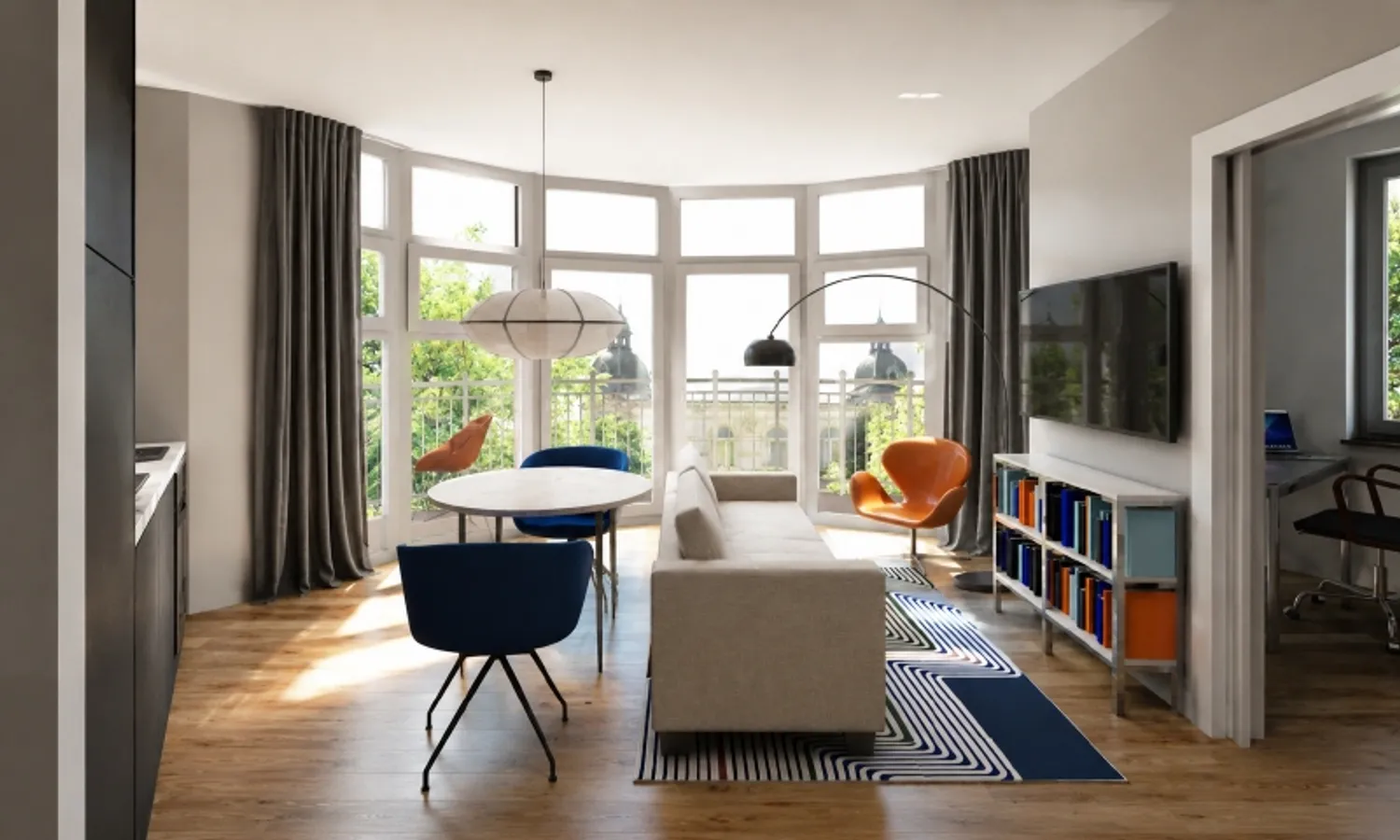 2 Zimmer Wohnung mit 35 m² in Dresden – Bild 2