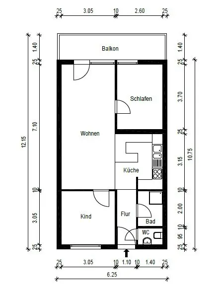 3 Zimmer Wohnung mit 74 m² in Esslingen am Neckar – Bild 9