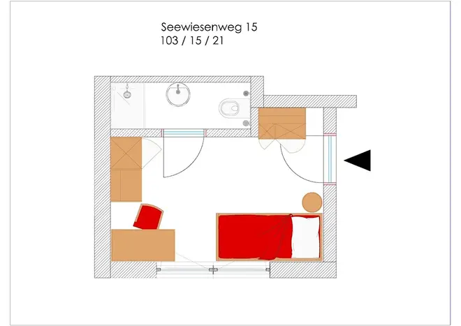 1 Zimmer Wohnung mit 12 m² in Heidelberg – Bild 8