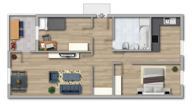 3 Zimmer Wohnung mit 65 m² in Magdeburg – Bild 9