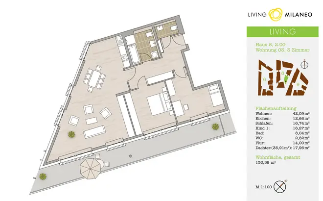 3 Zimmer Wohnung mit 130 m² in Stuttgart – Bild 9